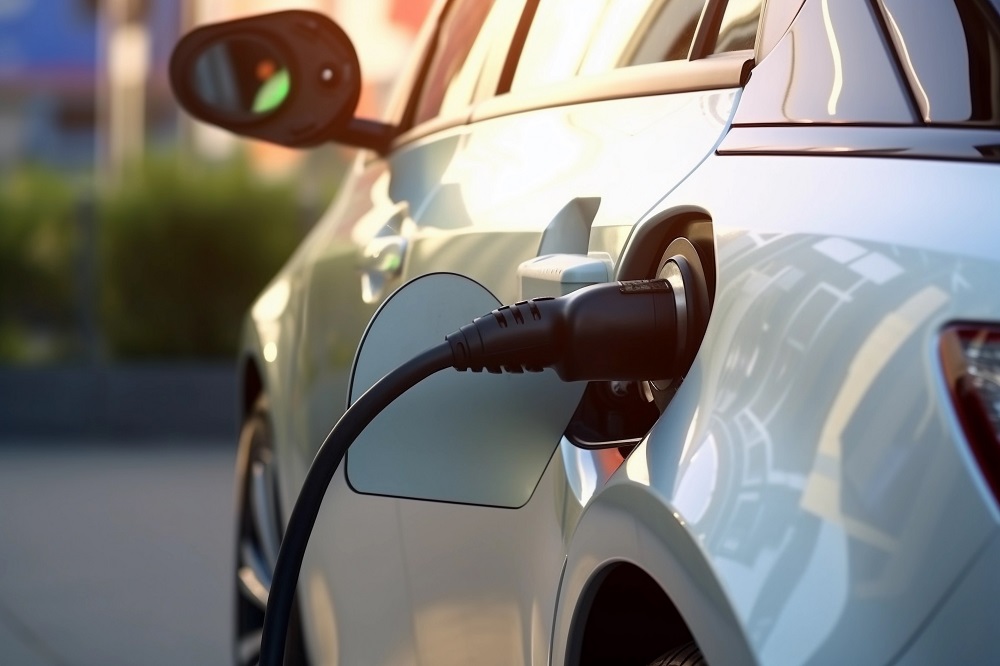 E-Auto beim Ladevorgang