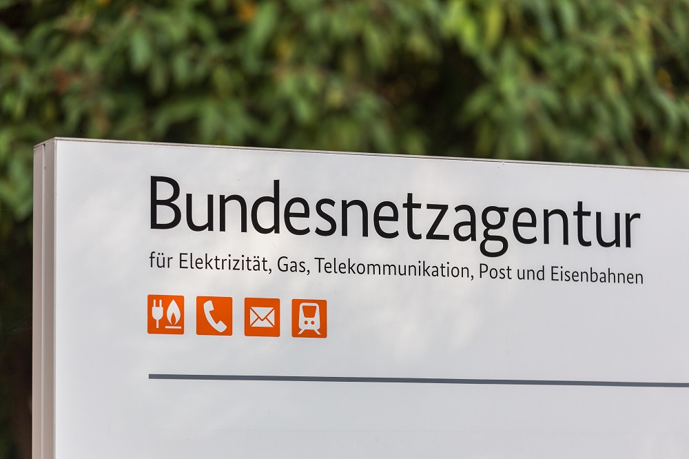 Schild Bundesnetzagentur