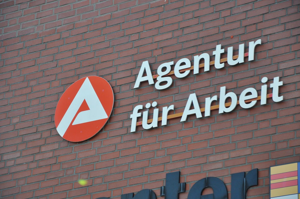 Logo am Haus Bundesagentur für Arbeit