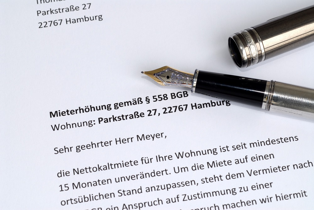 Formular Mieterhöhung schriftlich