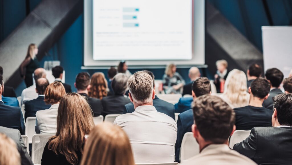 Vortrag mit Publikum