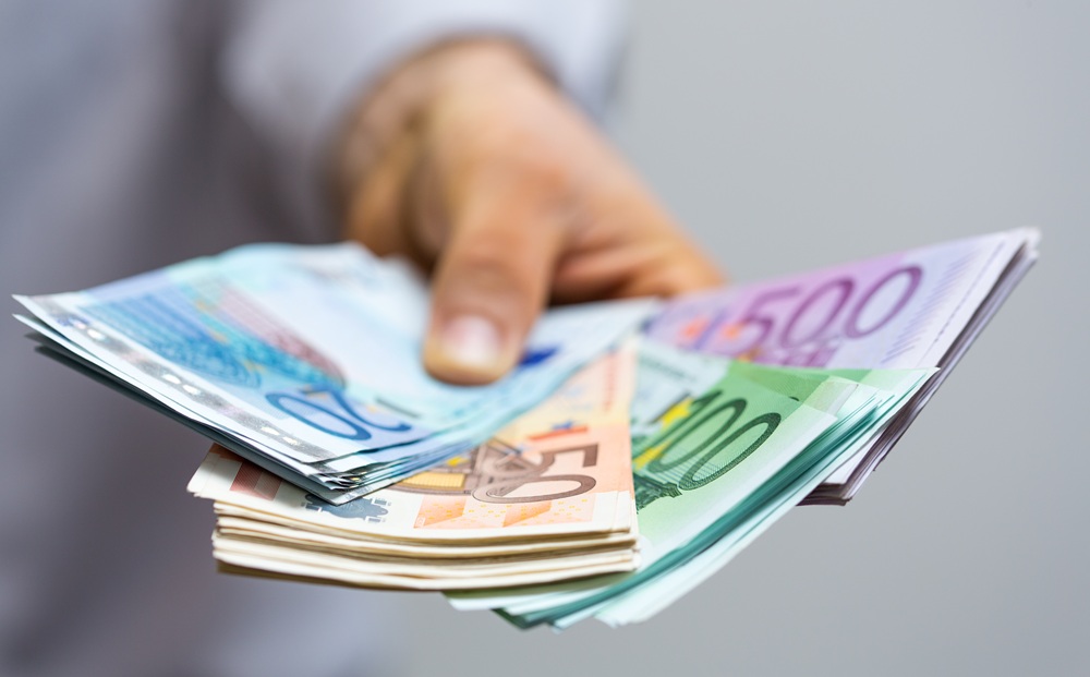 Bargeld Scheine in Euro